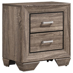 Kauffman 4-piece California King Bedroom Set Washed Taupe - 204190KW-S4