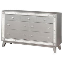 Leighton 7-drawer Dresser Metallic Mercury - 204923