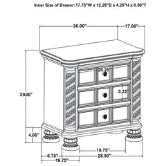 Emmett 4-piece Queen Bedroom Set Walnut - 224441Q-S4