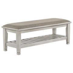 Franco Bench Brown and Antique White - 205337