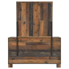 Sidney 6-drawer Dresser with Mirror Rustic Pine - 223143M