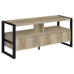 James 2-drawer Engineered Wood 48" TV Stand Distressed Pine - 704271