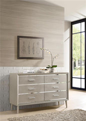 Ramon 6-drawer Dresser Metallic Sterling - 222703