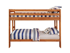 Wrangle Hill Wood Twin Over Twin Bunk Bed Amber Wash - 460243