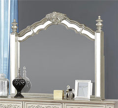 Heidi Dresser Mirror Metallic Platinum - 222734