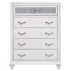 Barzini 5-drawer Chest White - 205895