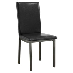 Garza 5-piece Dining Room Set Weathered Grey and Black - 100611-S5