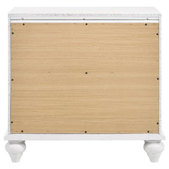 Barzini 2-drawer Nightstand White - 205892