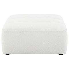 Sunny Square Upholstered Ottoman Natural - 551623