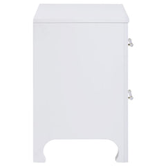 Anastasia 2-drawer Nightstand Pearl White - 224752