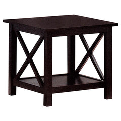 Rachelle 3-piece Rectangular Coffee Table Set Deep Merlot - 5909