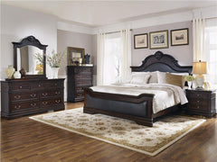 Cambridge Carved Dresser Mirror Cappuccino - 203194
