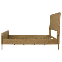 Arini Rattan Eastern King Panel Bed Sand Wash and Natural - 224300KE