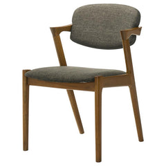 Malone Dining Side Chairs Brown and Dark Walnut (Set of 2) - 105352