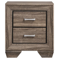 Kauffman 4-piece California King Bedroom Set Washed Taupe - 204190KW-S4