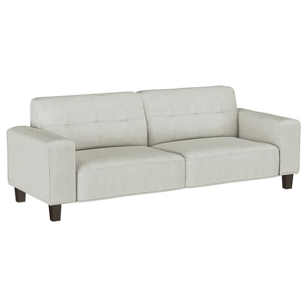 Deerhurst Upholstered Track Arm Tufted Sofa Beige - 509647