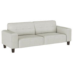 Deerhurst Upholstered Track Arm Tufted Sofa Beige - 509647