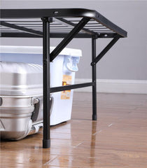 Mabel Metal Twin Mattress Support Platform Bed Black - 305957T