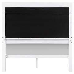 Eleanor Wood Queen Panel Bed White - 223561Q
