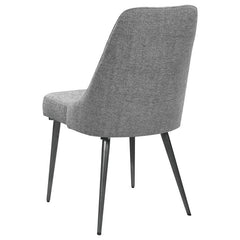 Alan Upholstered Dining Chairs Grey (Set of 2) - 190442