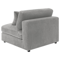Blaine Upholstered Armless Chair Fog - 509997