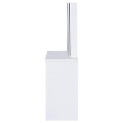 Harvey Vanity Set with Lift-Top Stool White - 300290