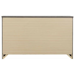 Frederick 6-drawer Dresser Weathered Oak - 222963