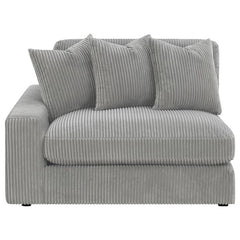 Blaine Upholstered Reversible Chaise Sectional Sofa Fog - 509900-SET