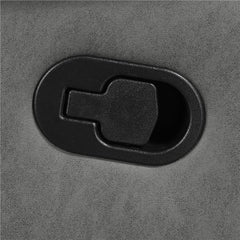 Nova Upholstered Padded Arm Reclining Loveseat Dark Grey - 602532