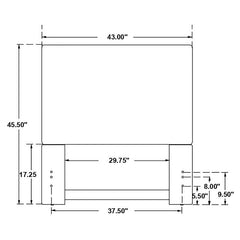Pirro Upholstered Twin Panel Headboard Sand - 315980T
