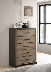 Baker 5-drawer Bedroom Chest Light Taupe - 224465
