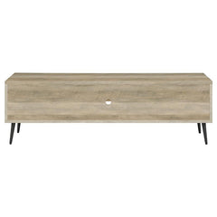 Allie 2-door Engineered Wood 71" TV Stand Distressed Pine - 701076