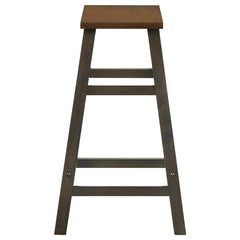 Connie 4-piece Counter Height Set Chestnut and Dark Brown - 192090