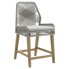 Nakia Woven Rope Back Counter Height Stools (Set of 2) - 110035