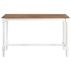 Martina 5-piece Rectangular Counter Height Dining Set with Stools Brown and White - 150375