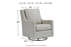 Kambria Swivel Glider Accent Chair - A3000206