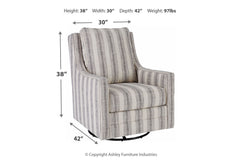 Kambria Swivel Glider Accent Chair - A3000207
