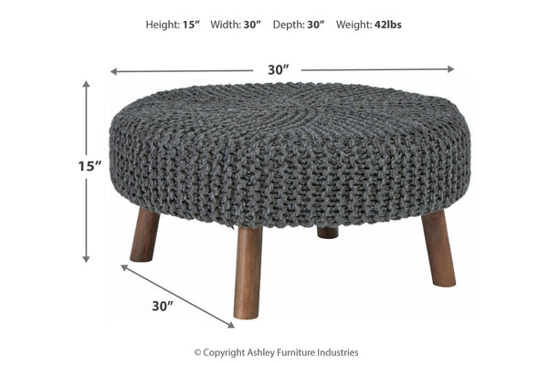 Jassmyn Oversized Accent Ottoman - A3000216