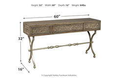 Quinnland Sofa/Console Table - A4000077
