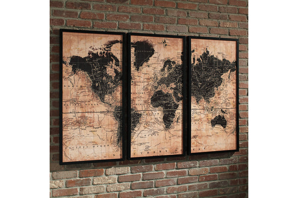 Pollyanna Wall Art (Set of 3) - A8000074