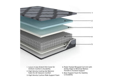 12 Inch Ashley Hybrid King Mattress - M62841