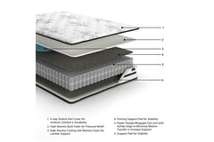 Chime 10 Inch Hybrid California King Mattress in a Box - M69651