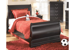 Huey Vineyard Twin Sleigh Bed - B128B5