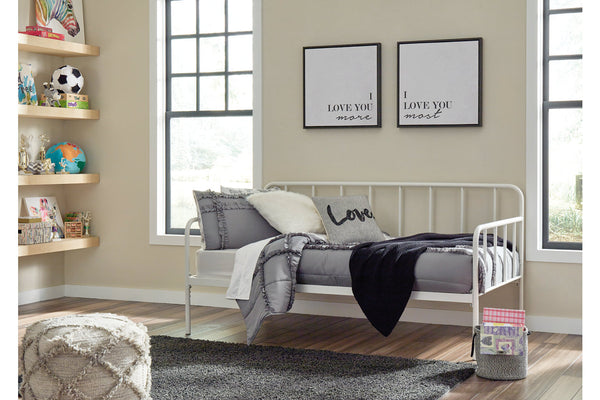 Trentlore Twin Metal Day Bed with Platform - B076-280