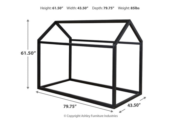 Flannibrook Twin House Bed Frame - B082-161