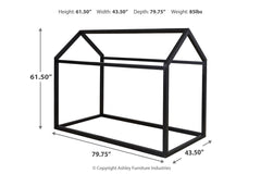 Flannibrook Twin House Bed Frame - B082-161