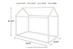 Flannibrook Twin House Bed Frame - B082-261