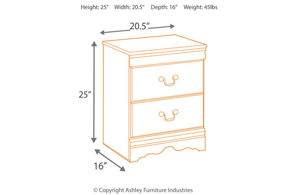 Huey Vineyard Nightstand - B128-92