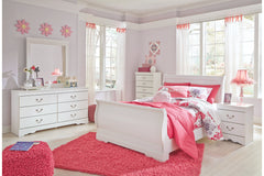 Anarasia Full Sleigh Bed - B129B2