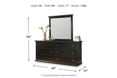 Maribel Dresser and Mirror - B138B1